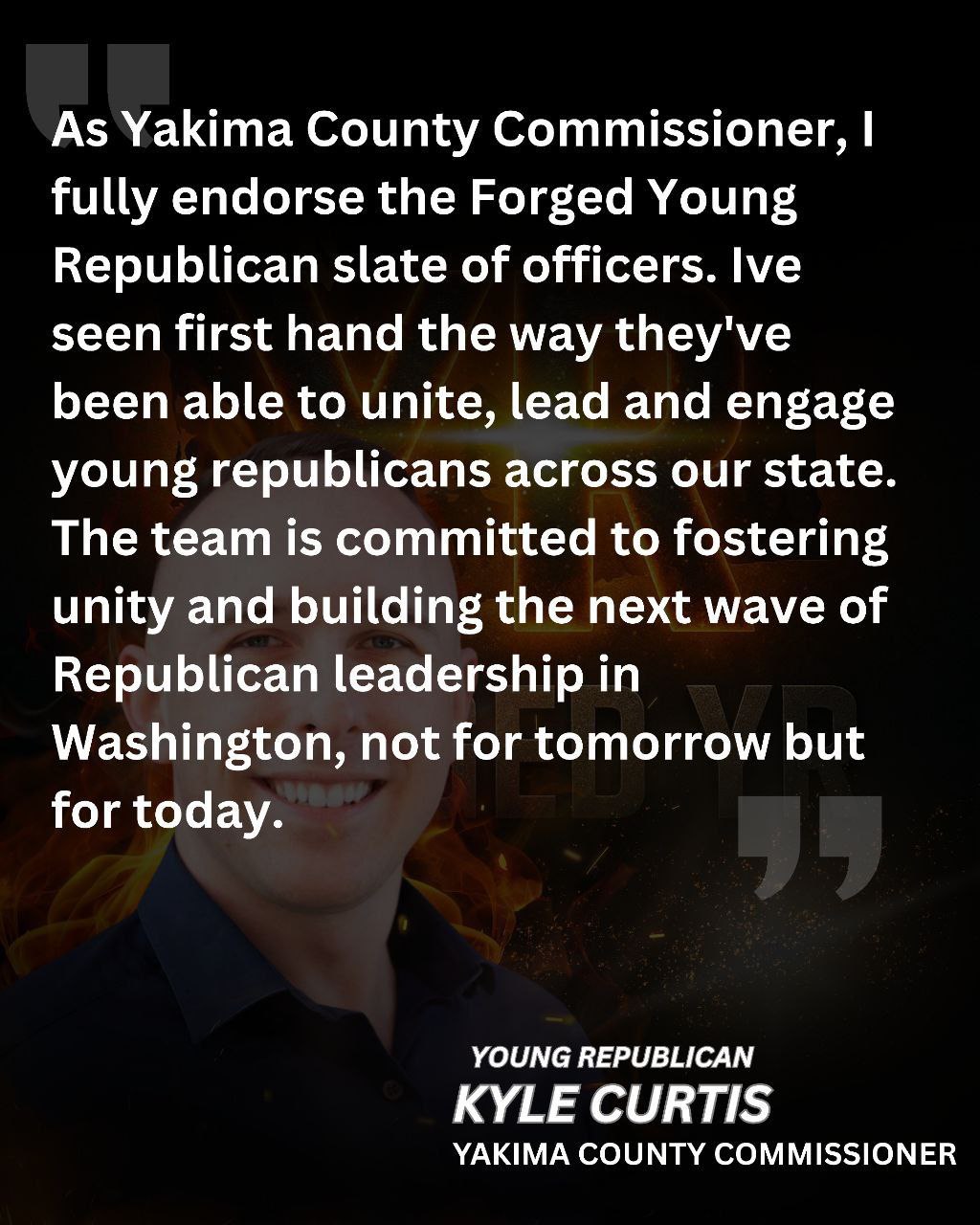 Kyle Curtis Endorsement Statement